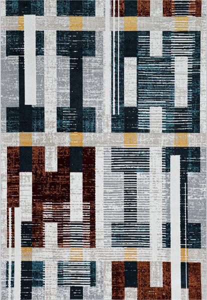 LYCRA EJ76A L.GREY D.BLUE 2 carpet-room