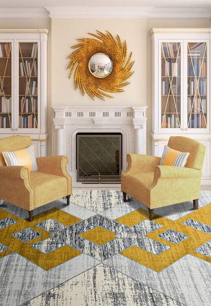 ALLURE CREAM CKN. YELLOW 1 carpet-room